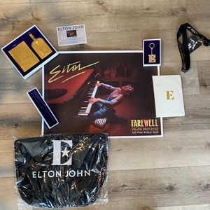Elton John Farewell Tour AUTHENTIC VIP tour collection. Complete set.
